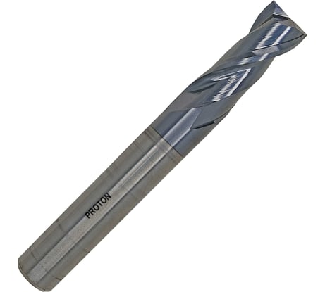 Фреза шпоночная PROTON ц/х, 10х25х75 мм, монолитная твердосплавная HRC 45, Z=2 Т0000025351