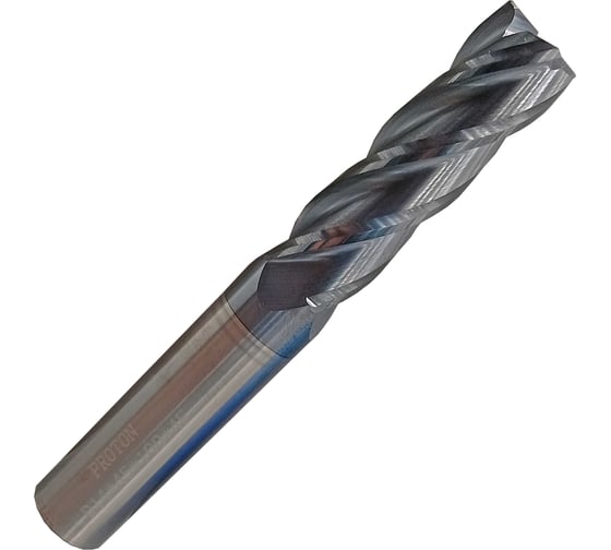 Фреза концевая твердосплавная PROTON 14х45х100 мм, ц/х, HRC45, Z=4 УТ-00000204 1