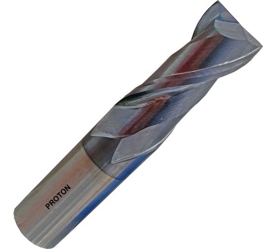 Фреза шпоночная PROTON ц/х, 20х40х105 мм, монолитная твердосплавная HRC45, Z=2 Т0000021665 1