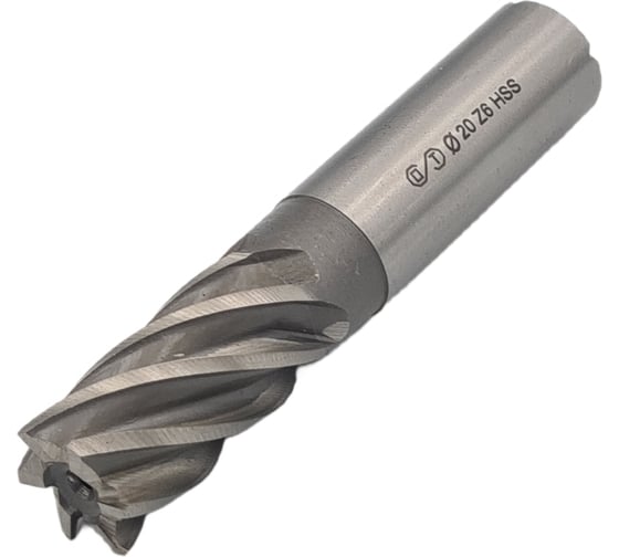 Фреза концевая ОТ ц/хв, 20x38x104 мм, z-6, HSS 00-00000575 1