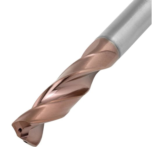 Сверло AHNO 6.0 мм, твердосплавное, 3D, с подводом СОЖ, SP-X801030600, VHM, по стали, чугуну, нерж. и жаропроч.стали ah00202