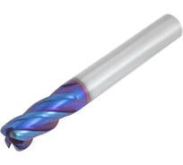 Фреза твердосплавная AHNO 8мм, L=60, l=20, хв=8, Z4, 35 градусов, по закаленной стали, с радиусной фаской BRHM-4R-D8.0R1.0 ah02457