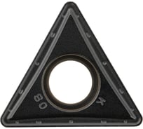 Пластина твердосплавная AHNO ISO TCMT16T308-PMA ACP20E по стали, получистовая, 10 шт ah01924у