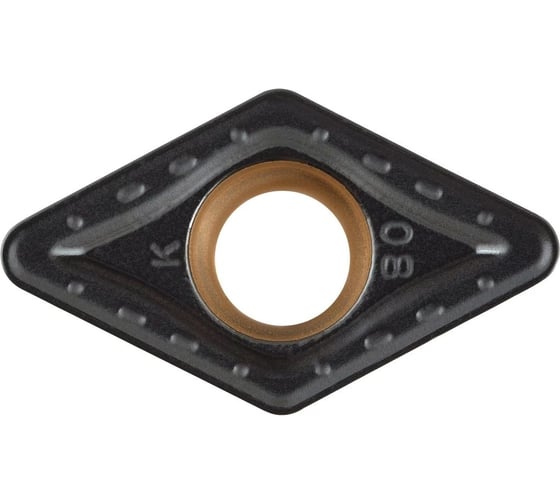 Пластина твердосплавная AHNO ISO DCMT070208-PMA ACP10E по стали, чистовая, 10 шт ah01825у