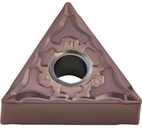 Пластина твердосплавная AHNO ISO TNMG160404-MJ APM428L по жаропроч. и нерж.стали, получистовая, упаковка 10шт, ah03996у