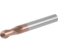 Фреза твердосплавная AHNO сферическая 10 мм (L=75, l=20, хв=10) Z2 35 по стали, нерж., чугуну BRGM-2B-R5.0 HRC55 ah02608