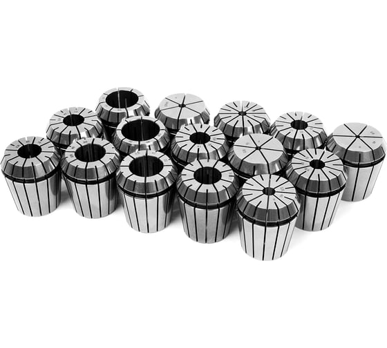 Патрон цанговый Micron КМ5 с наб.цанг ER40 из 15 шт(3-26) 108079