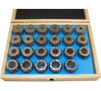 Набор цанг CNIC ER40 из 23шт. d 4-26мм в дер. упаковке 74689