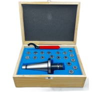 Патрон цанговый TORNERI 7:24 NT50 с набором цанг ЕR 25 из 18 шт. (1-16) Т022654