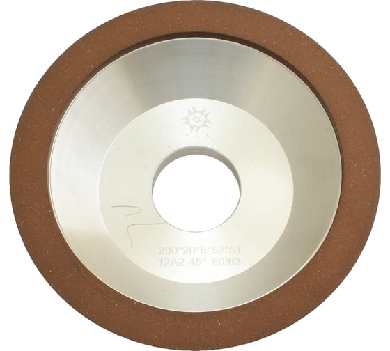 Круг алмазный TLX 12А2-45град, 200x20x5х52x51, SSD-2АС4, 80/63, 100 В2-01 249,0 карат 75007