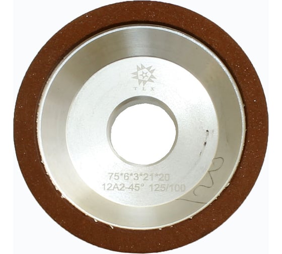 Круг алмазный TLX 12А2-45град, 75x6х3x21x20, SSD-2АС4, 125/100, 100 В2-01 17,2 карат 75001 1
