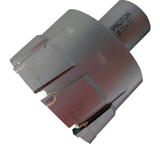 Сверло корончатое PROTON d75мм (h=35) (Weldon 32) ТСТ УТ000000798