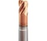 Фреза СпецТехИнструмент сферическая HG680 D5-d5-BN2.5-L75-T2-TiSiN-HRC68 HG680D5d5BN2.5L75T2TiSiNHRC68STI 1