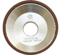 Круг алмазный TLX 12А2-45град., 75x3х3x21x20, SSD-2АС4, 160/125, 100 В2-01 9,0 карат 74998