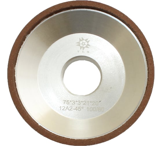 Круг алмазный TLX 12А2-45град., 75x3х3x21x20, SSD-2АС4, 100/80, 100 В2-01 9,0 карат 74996 1