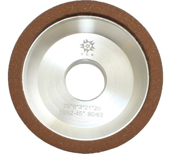 Круг алмазный TLX 12А2-45град., 75x6х3x21x20, SSD-2АС4, 80/63, 100 В2-01 17,2 карат 74999 1