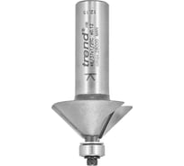 Фреза кромочная конусная (31.8х12х60 мм; 45 град; 2 лезвия; 12.7 мм) TREND 46/37X1/2TC