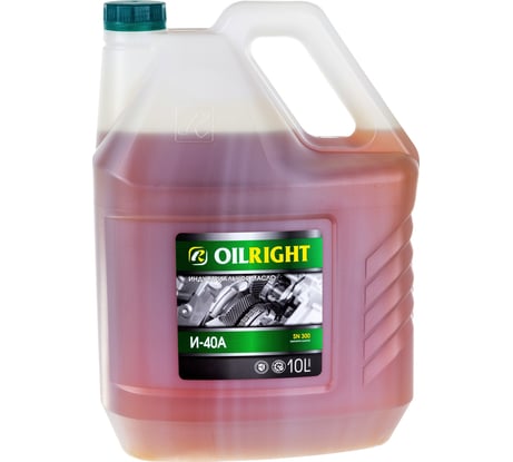 Масло веретенное И-40 А 10 л OILRIGHT 2595