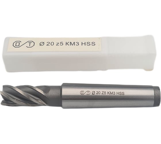 Фреза концевая ОТ конический хвостовик 20x38x140, z-5, КМ3, HSS 00-00000186
