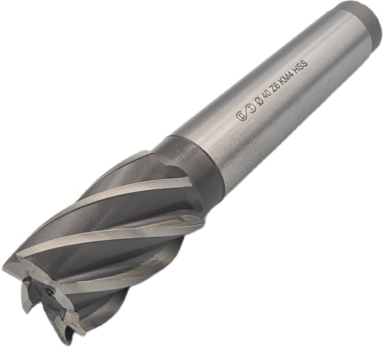 Фреза концевая ОТ конический хвостовик 40x63x188, z-6, КМ4, HSS 00-00000490 1