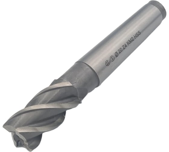 Фреза концевая ОТ конический хвостовик 20x38x123, z-4, КМ2, HSS 00-00000369