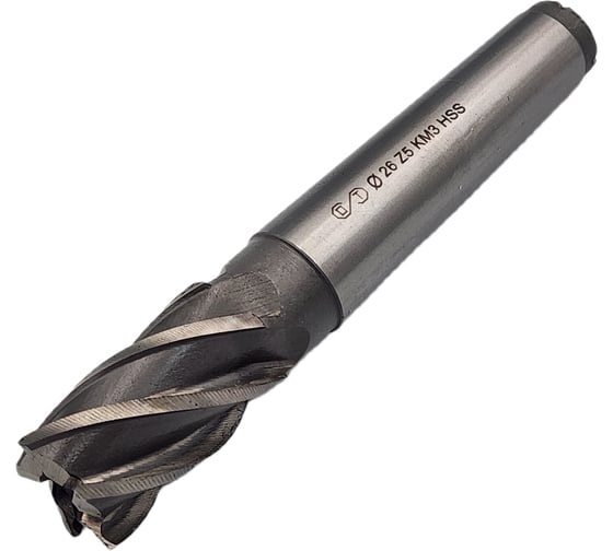 Фреза концевая ОТ конический хвостовик 26x45x147, z-5, КМ3, HSS 00-00000475