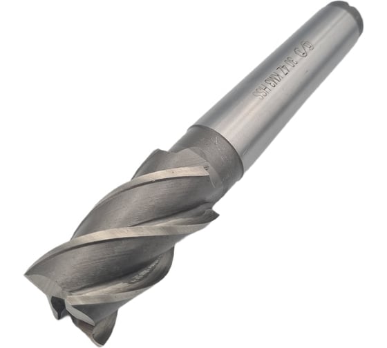 Фреза концевая ОТ конический хвостовик 30x53x155, z-4, КМ3, HSS 00-00000482