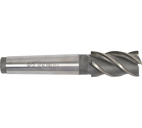 Фреза концевая ОТ конический хвостовик 30x53x155, z-4, КМ3, HSS 00-00000482
