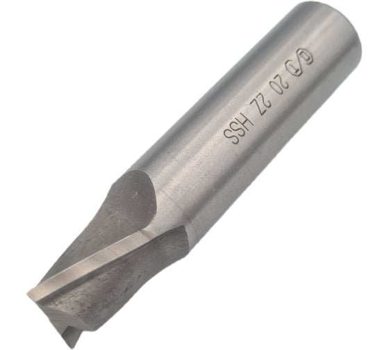 Фреза шпоночная ОТ цилиндрический хвостовик 20x22x88, HSS 00-00000501