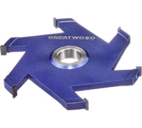 Фреза пазовая напайная Greatwood HW 125 32 12 z6 фрезер TL20284