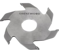 Фреза пазовая напайная Greatwood HW 125 32 14 z6 фрезер TL20285