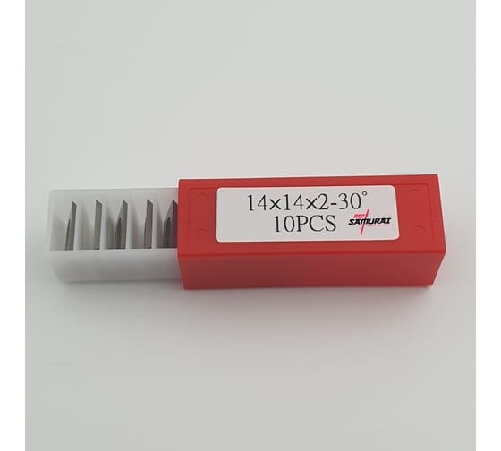 Нож твердосплавный универсальный RED SAMURAI TS 14x14x2,0 (T04F) (10шт.) TPRS0000366 1