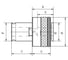 Вставка для метчиков KINTEK IBS3-25X20 2