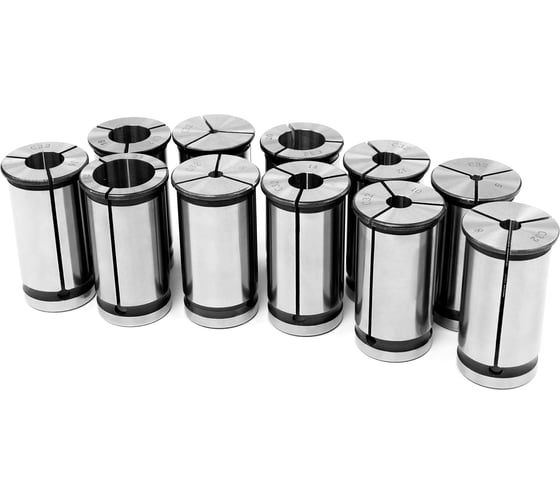 Патрон фрезерный Micron 40 с наб.цанг из 11шт (4-25мм) 108114