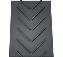 Лента шевронная Белтпрофи 650 ЕР400/3 3/1,5 С15 Р385 OPEN V, ширина 650 мм, толщина 7-8 мм, длина 25 м 00-00008059