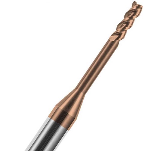 Фреза концевая ToolPro VHM TiSiN 0.4x3x50x4 мм, z2 11 836 011 1