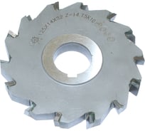 Фреза дисковая TLX 3-х сторонняя 125x14x32, Z=14 Т5К10 с разнонаправл.зубьями 75084