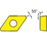 Токарная пластина ZCC-CT DCMT11T308-HM YBC251(10pcs) ZCC 41399 1
