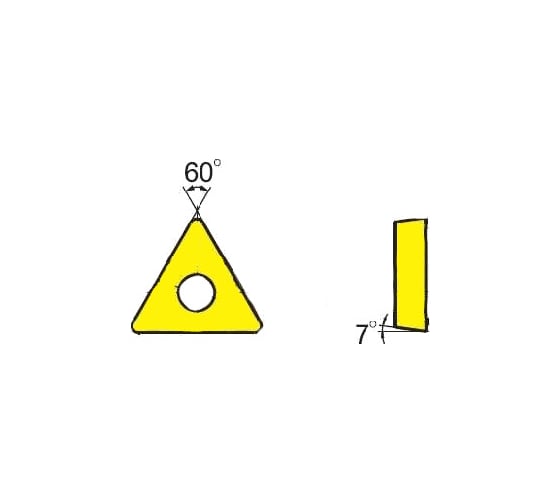 Токарная пластина ZCC-CT TCMT090202-EF YBG202(10pcs) ZCC 41623 1