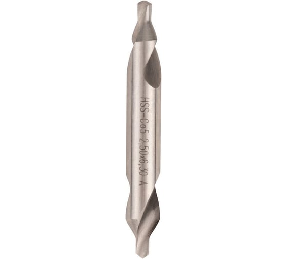 Сверло центровочное NORGAU 2.5 мм, HSS-E, форма A, 60 010459210