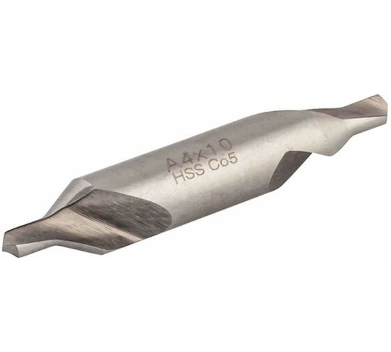 Сверло центровочное NORGAU 4,0 мм, HSS-E, форма A, угол 60 010459240