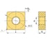 Пластина токарная по стали SNMG 120408-GR упак 10 шт HARDSTONE 4603312182684 3