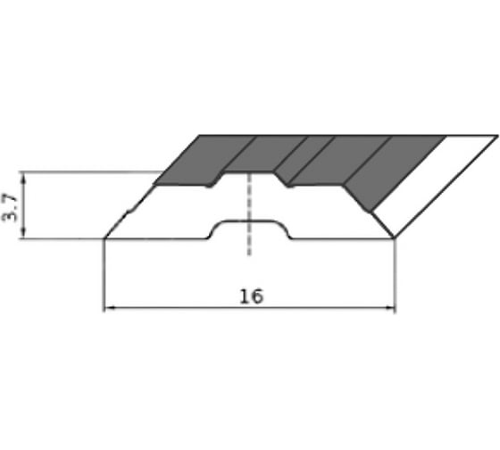 Нож строгальный ILMA Variplan 230x16x3,7 HSS HVP230