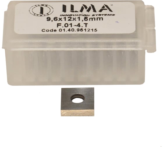 Нож сменный твердосплавный ILMA 9,6x12x1,5 стандарт HW 35º Z=2 01.40.961215 1