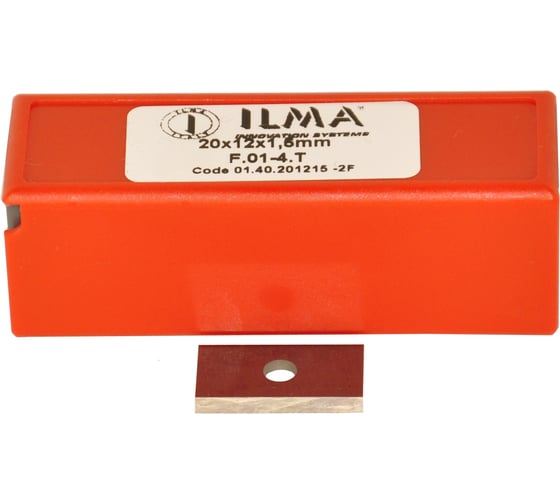 Нож сменный твердосплавный ILMA 20x12x1,5 стандарт HW 35º Z=2 NR 01.40.201215 1