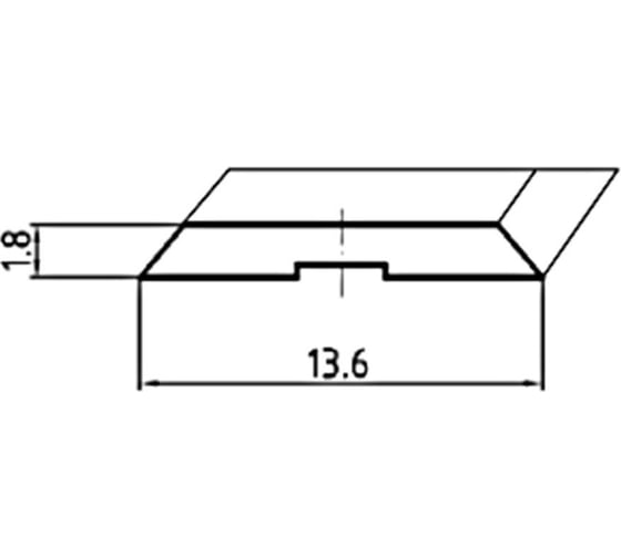 Нож строгальный ILMA HM BULLDOZER 100x13,6x1.8 HMBZ100