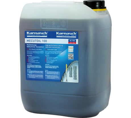 Концентрат эмульсионный смазочно-охлаждающий Karnasch Mecutoil-100, 20 л, арт. 60.1100-200