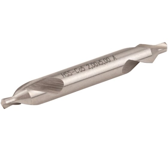 Сверло центровочное NORGAU 2,0 мм, HSS-E, форма A, 60 010459200