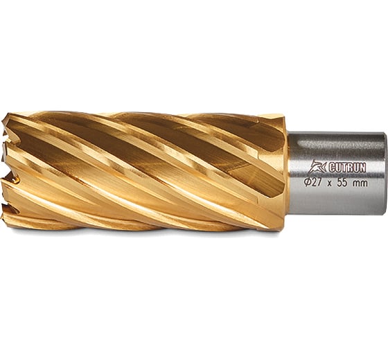 Сверло корончатое Cutrun 27x55 GOLD HWG55L-27