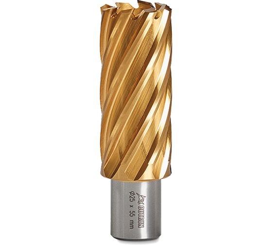 Сверло корончатое Cutrun 25x55 GOLD HWG55L-25 1